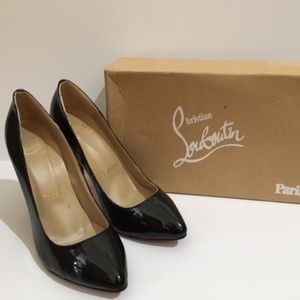 Pigalle 100 mm Christian Louboutin black patent